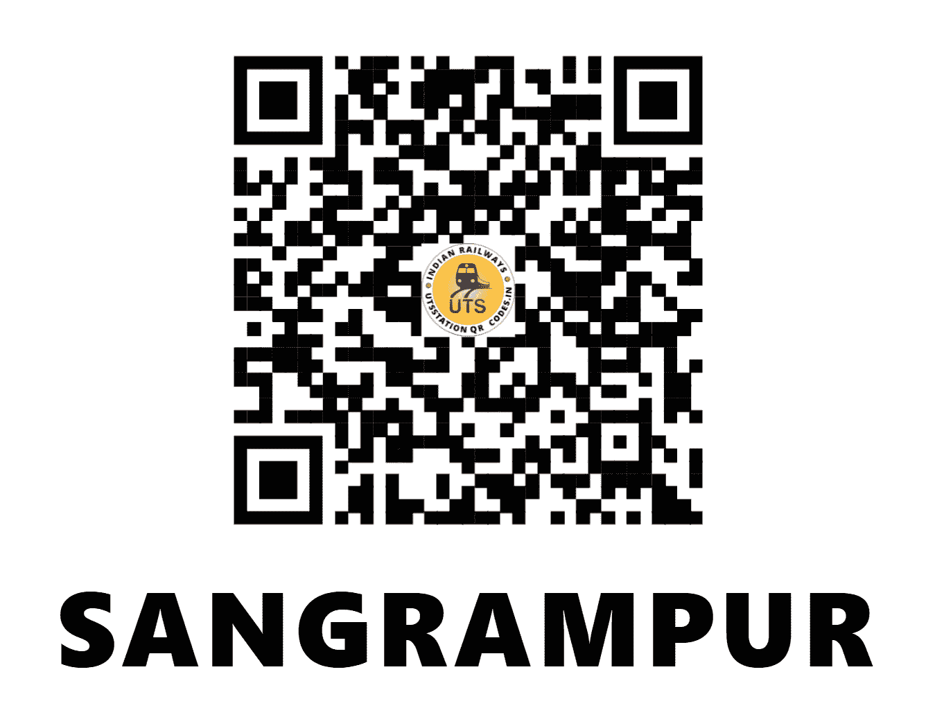 UTS QR Code for SANGRAMPUR - SNU (ER - WEST BENGAL)